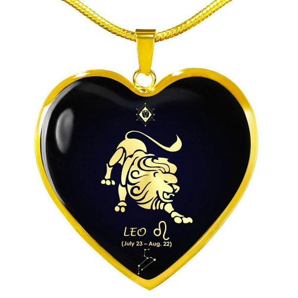 Leo pendant July August birthday Constellation Astrology jewelry Horoscope Personalized gift Zodiac